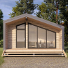 Одноэтажный дом от компании House_pro 6 x 6 м. (+крыльцо 1.2 м)