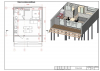 Одноэтажный дом от компании House_pro 6 x 6 м. (+крыльцо 1.2 м)
